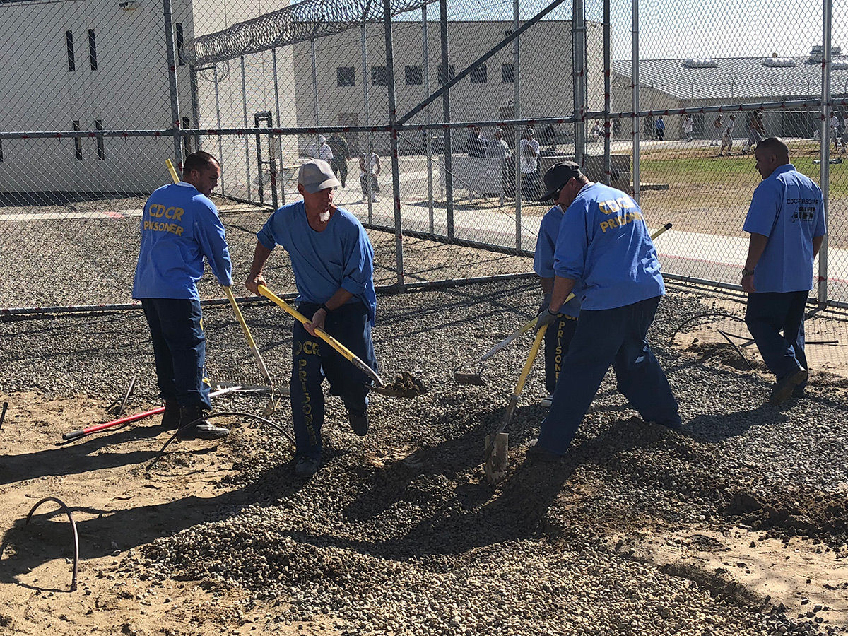 Avenal State Prison garden